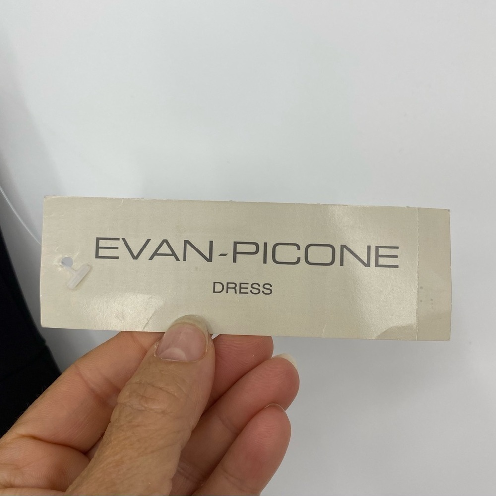 NWT Evan Picone LBD Modern Matters with sparkling shoulder rhinestones, 6 - Picture 9 of 14